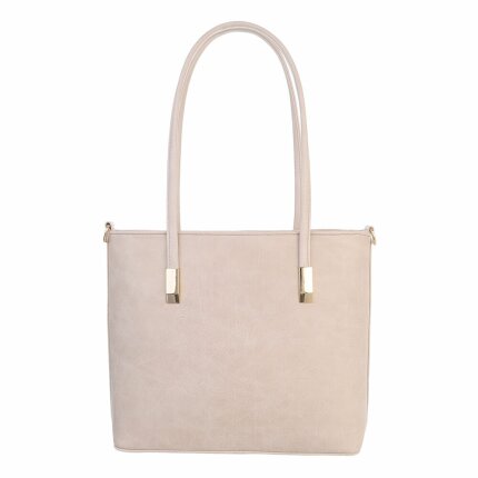 Damen Schultertasche - beige