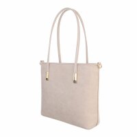 Damen Schultertasche - beige