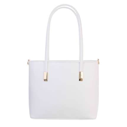 Damen Schultertasche - white