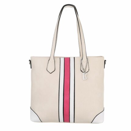 Damen Schultertasche - beige