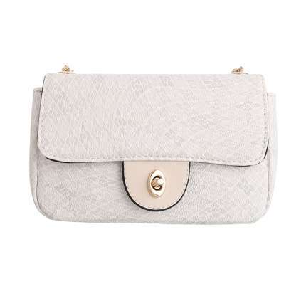 Damen Schultertasche - beige