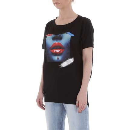Damen T-Shirt von GLO STORY Gr. One Size - black
