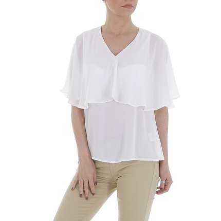 Damen Bluse von GLO STORY Gr. L/40 - white