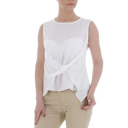 Damen Bluse von GLO STORY Gr. L/40 - white