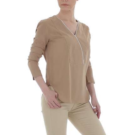 Damen Bluse von GLO STORY - beige