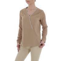 Damen Bluse von GLO STORY - beige