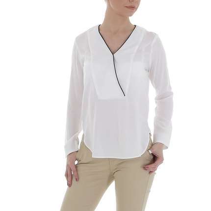 Damen Bluse von GLO STORY Gr. S/36 - white
