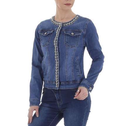 Damen Jeansjacke von Miss Curry Gr. 3XL/46 - blue