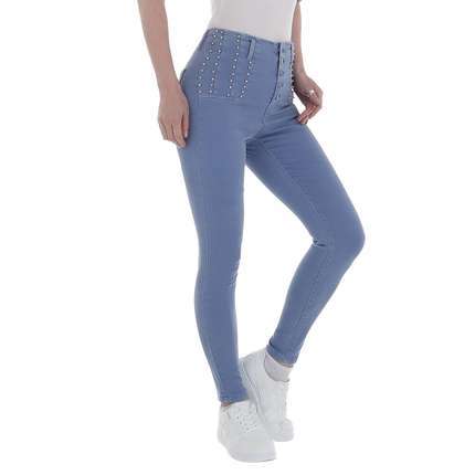 Damen High Waist Jeans von M.Sara - blue