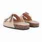 Damen Pantoletten - beige