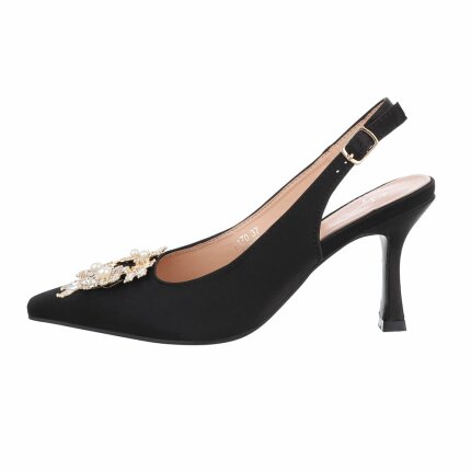 Damen High-Heel Pumps - black - 12 Paar