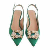 Damen High-Heel Pumps - green
