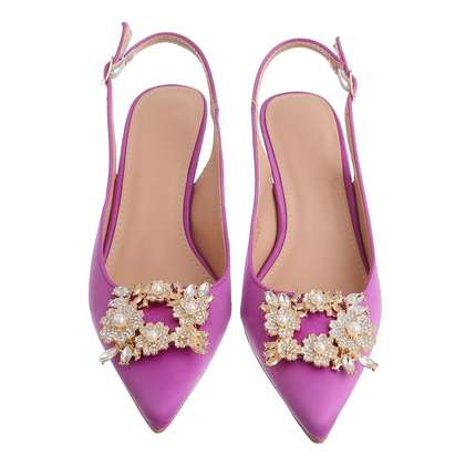 Damen High-Heel Pumps - purple