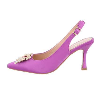 Damen High-Heel Pumps - purple - 12 Paar