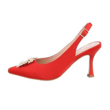 Damen High-Heel Pumps - red Gr. 38