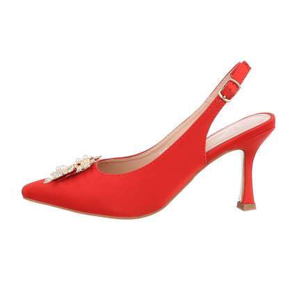 Damen High-Heel Pumps - red Gr. 39