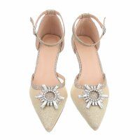 Damen High-Heel Pumps - gold