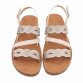 Damen Keilsandaletten - beige