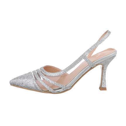 Damen High-Heel Pumps - silver