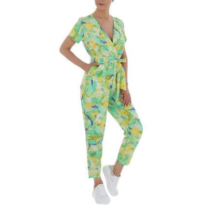 Damen Langer Jumpsuit von Emma & Ashley - green