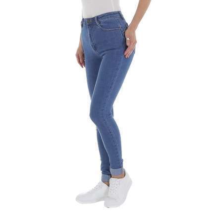 Damen High Waist Jeans von Laulia - blue