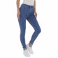 Damen High Waist Jeans von Laulia - blue