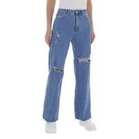 Damen High Waist Jeans von Laulia - blue