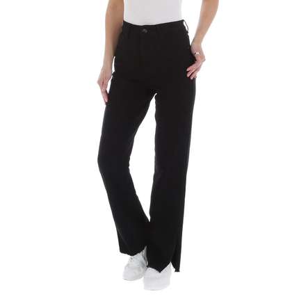 Damen High Waist Jeans von Laulia Gr. S/36 - black