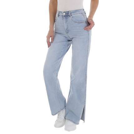 Damen Bootcut Jeans von Laulia - L.blue