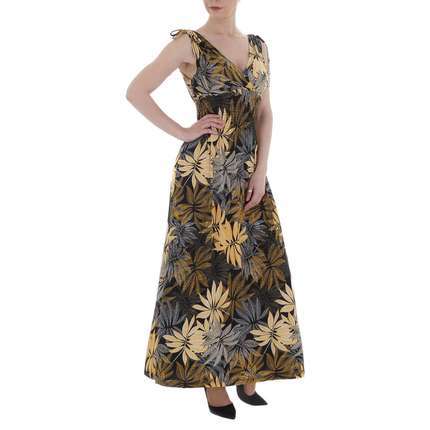 Damen Maxikleid von LEEZIO - yellow