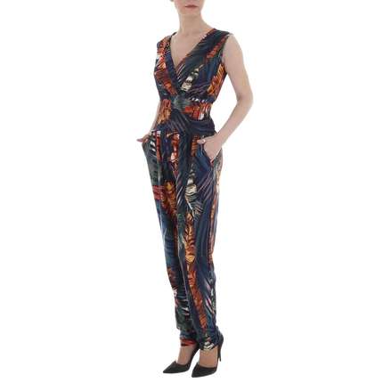 Damen Langer Jumpsuit von LEEZIO - multi