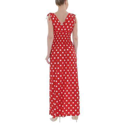 Damen Maxikleid von LEEZIO - red