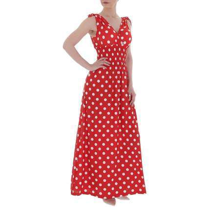 Damen Maxikleid von LEEZIO - red