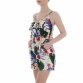 Damen Kurzer Jumpsuit von LEEZIO - white