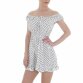 Damen Kurzer Jumpsuit von LEEZIO - white