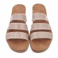 Damen Keilsandaletten - beige