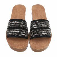 Damen Keilsandaletten - black