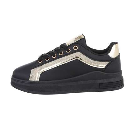 Damen Low-Sneakers - gold