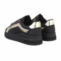 Damen Low-Sneakers - gold