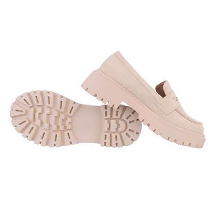 Damen Slipper - beige