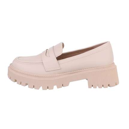 Damen Slipper - beige - 12 Paar