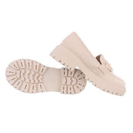 Damen Slipper - beige