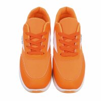 Damen Low-Sneakers - orange