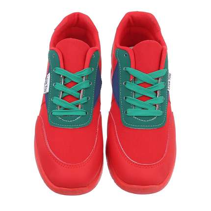 Damen Low-Sneakers - red