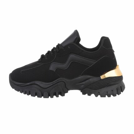 Damen Low-Sneakers - black - 12 Paar