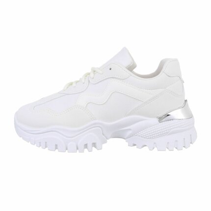 Damen Low-Sneakers - white - 12 Paar