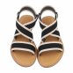 Damen Flache Sandalen - black