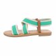 Damen Flache Sandalen - green