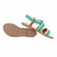Damen Flache Sandalen - green