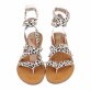 Damen Flache Sandalen - leopard
